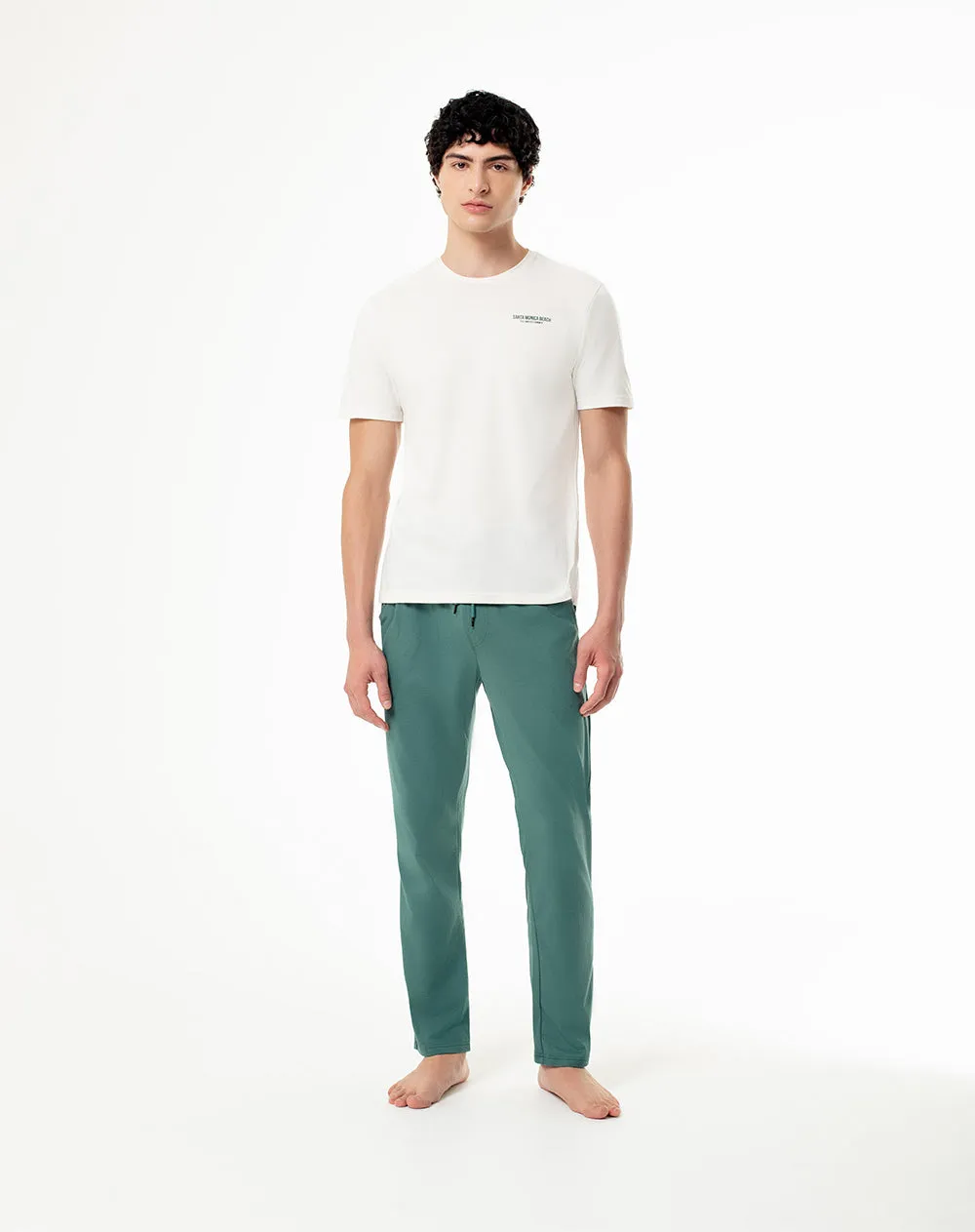 Pijama relaxed fit manga corta vainilla sold by Gef