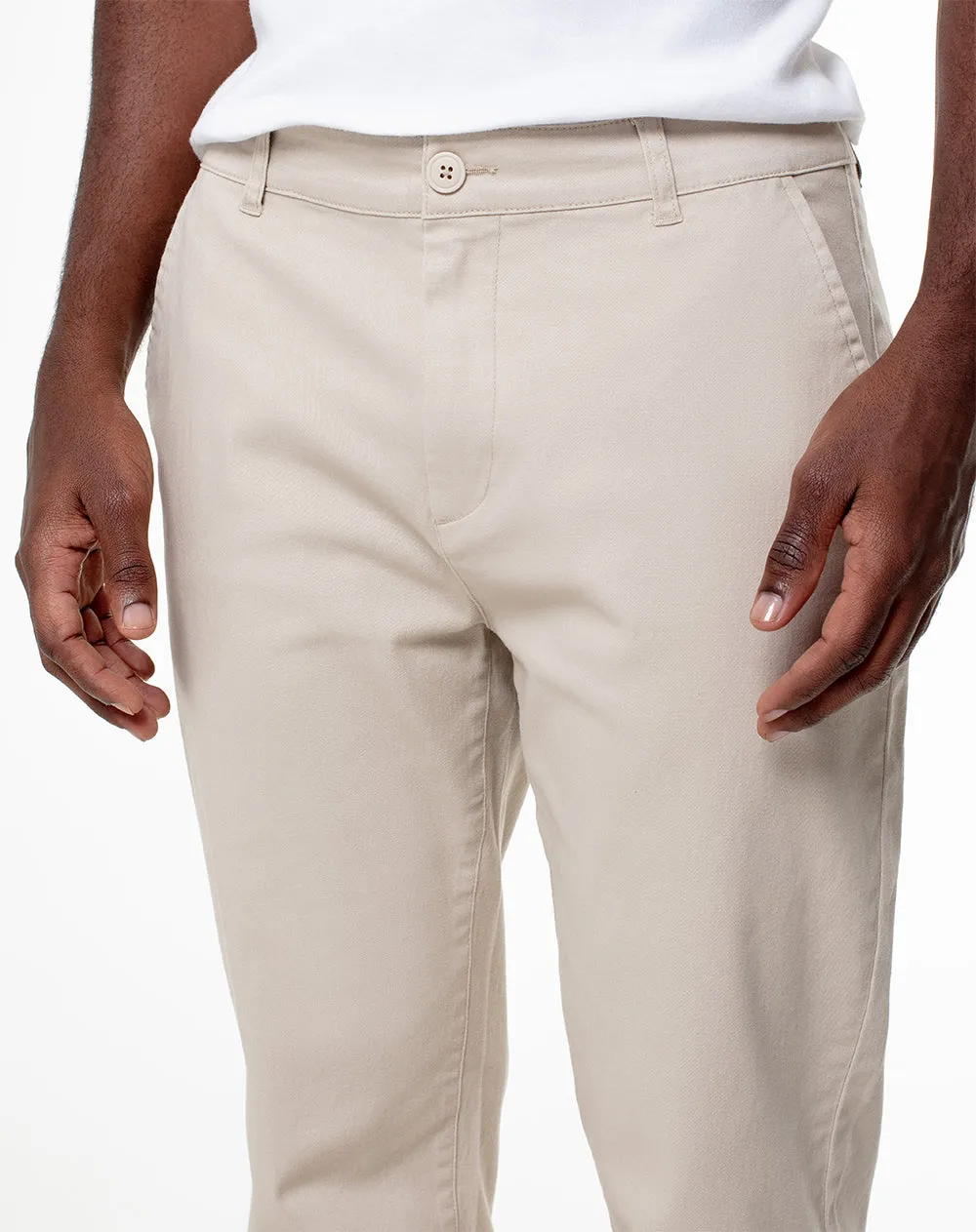 Pantalón chino slim 98% algodón habano hombre sold by Gef product image thumbnail 4