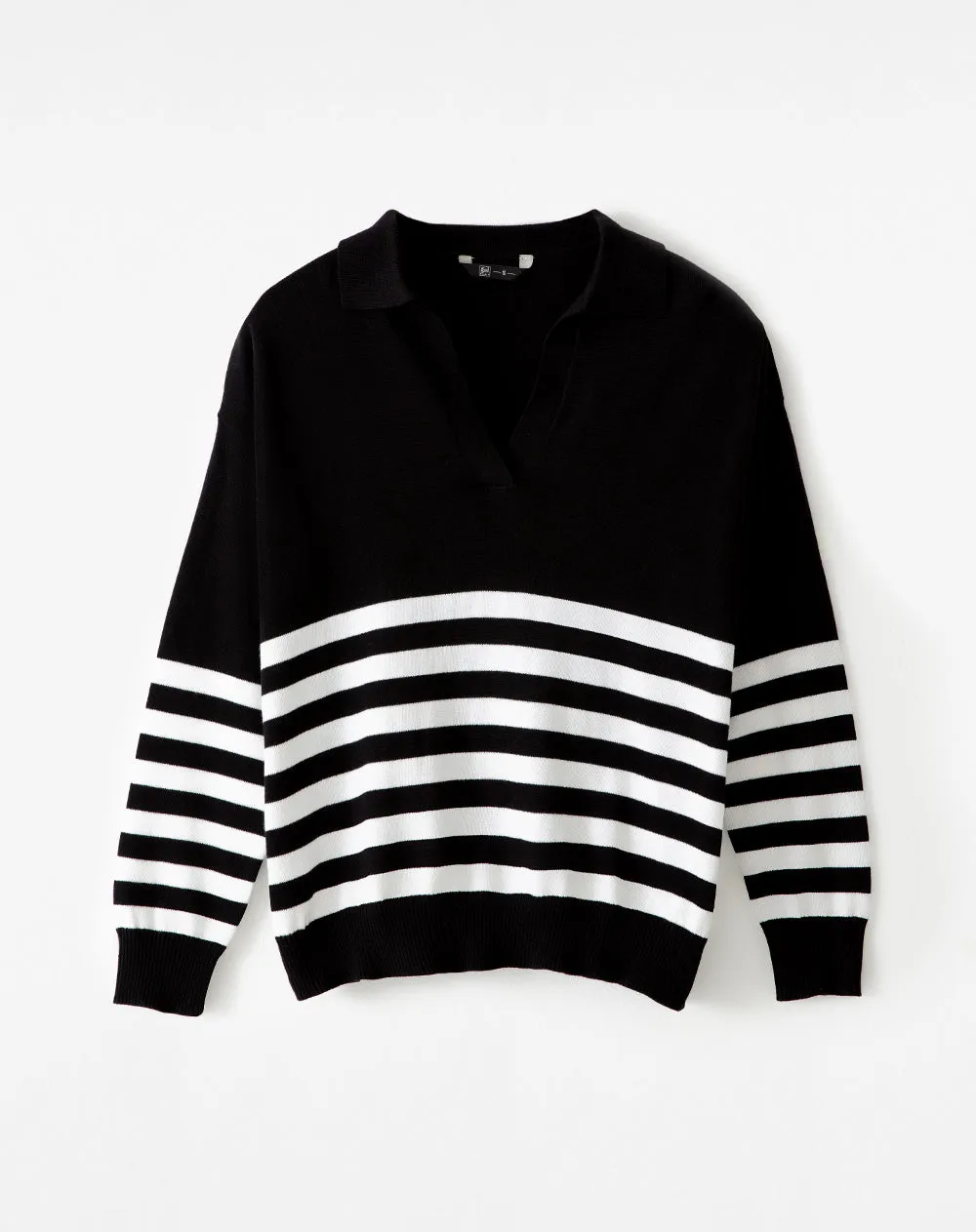 Buzo regular tejido de punto algodón rayas mujer sold by Gef product image thumbnail 5