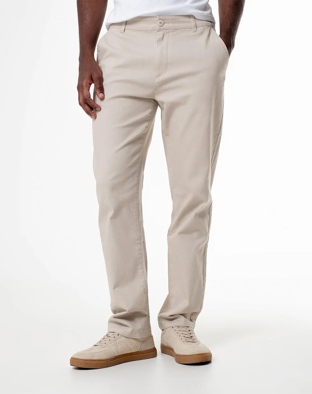 Pantalón chino slim 98% algodón habano hombre sold by Gef product image thumbnail 3