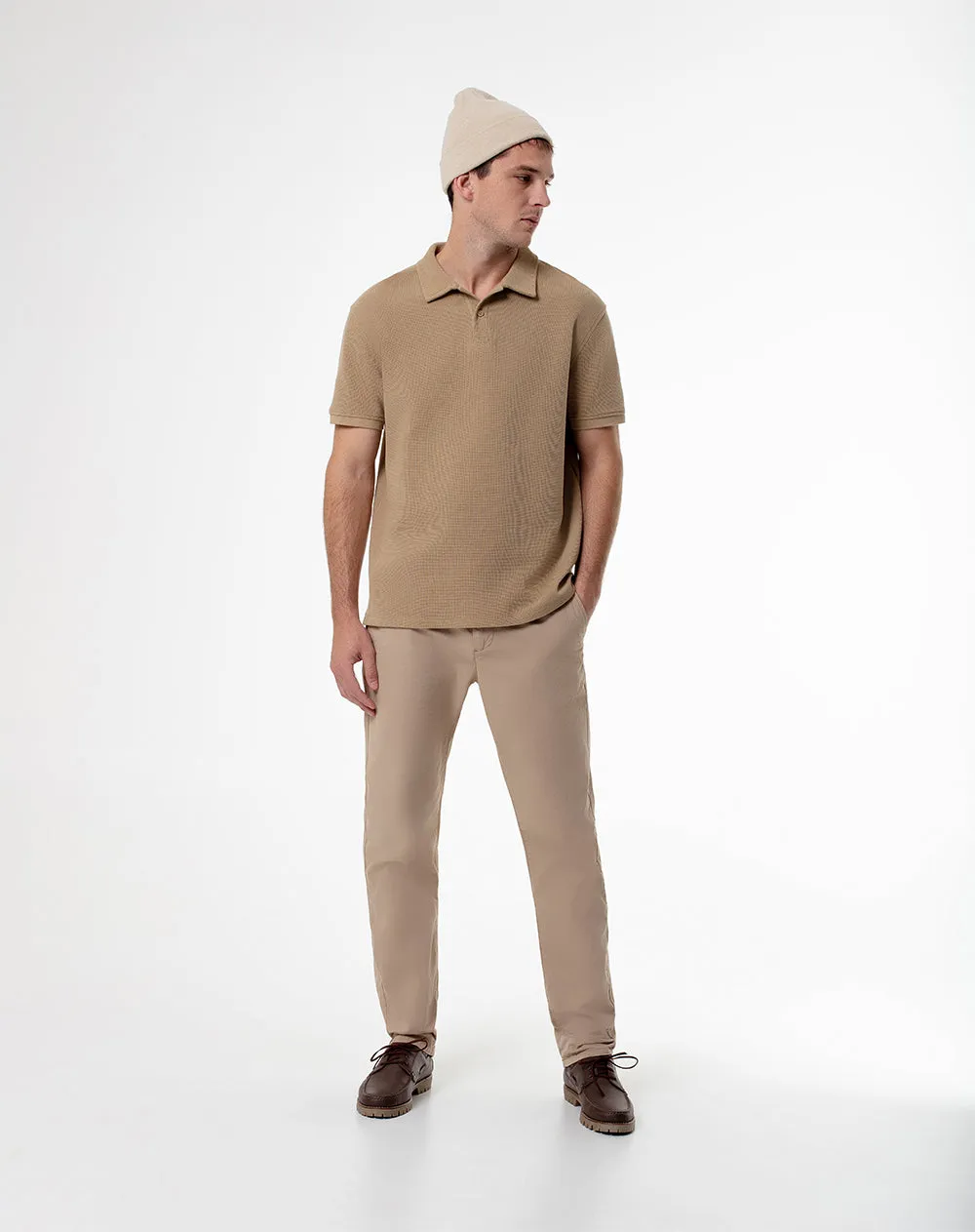 Polo regular algodón habano hombre sold by Gef product image thumbnail 4