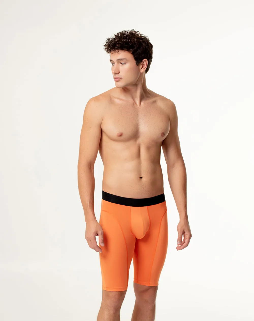 Bóxer largo deportivo naranja sold by Gef