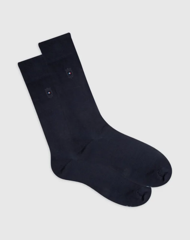 Medias hombre largas algodón azules sold by Gef