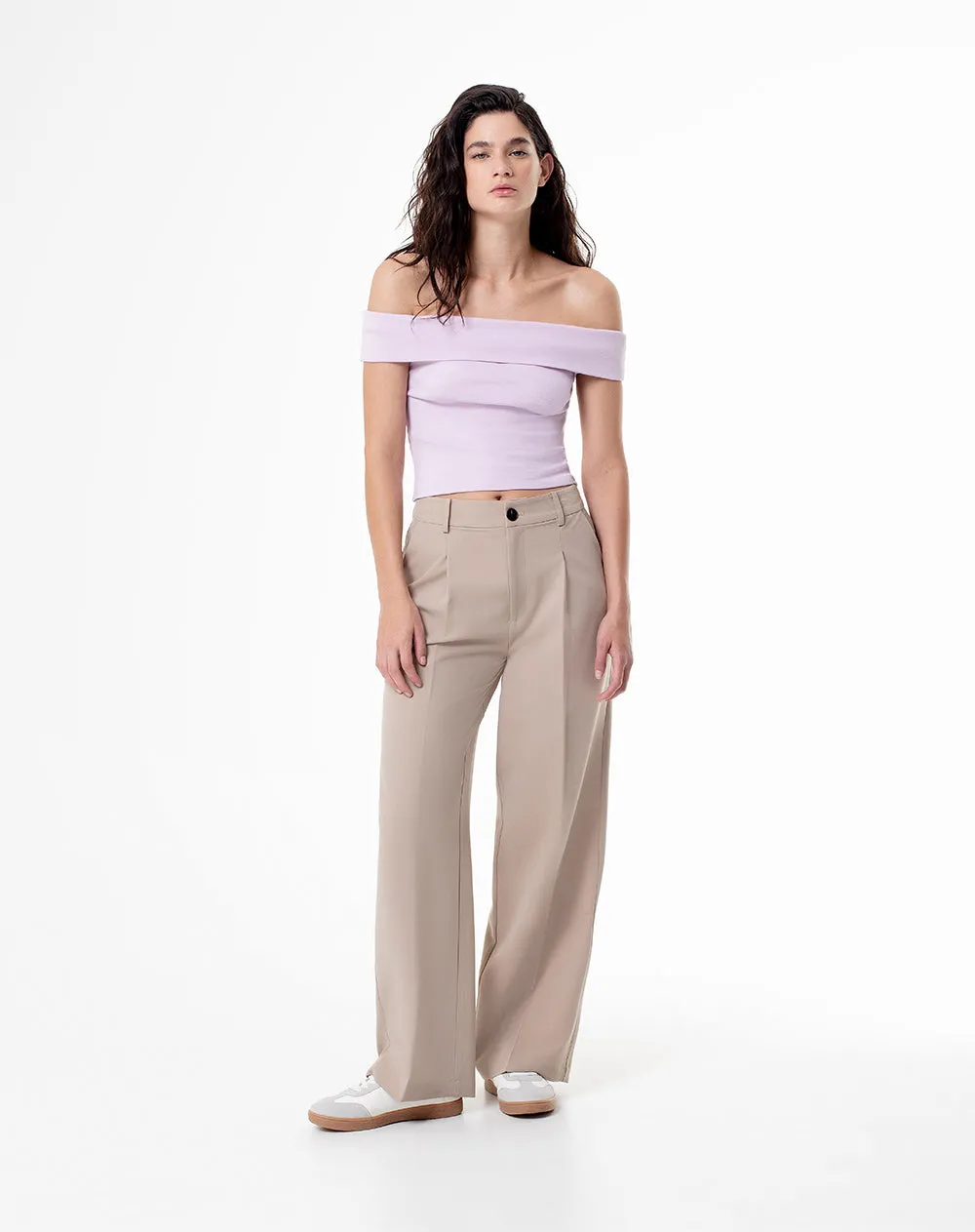 Camiseta skinny fit lila sold by Gef product image thumbnail 4