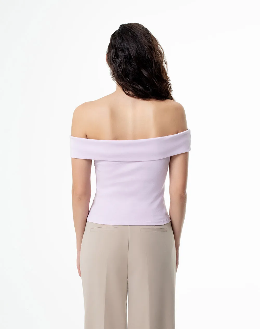Camiseta skinny fit lila sold by Gef product image thumbnail 2