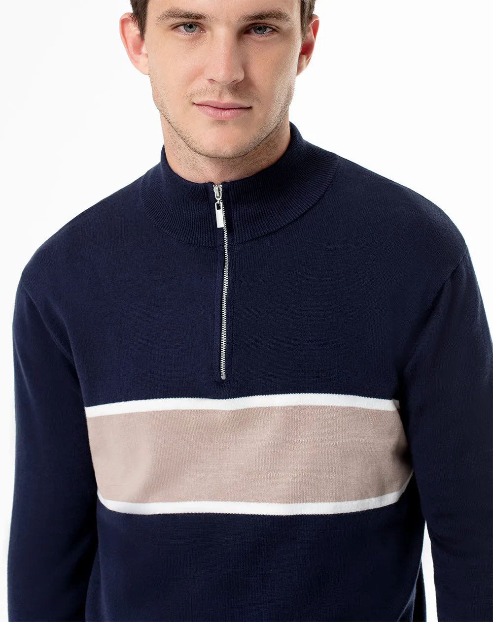 Buzo regular fit azul bloques sold by Gef product image thumbnail 3