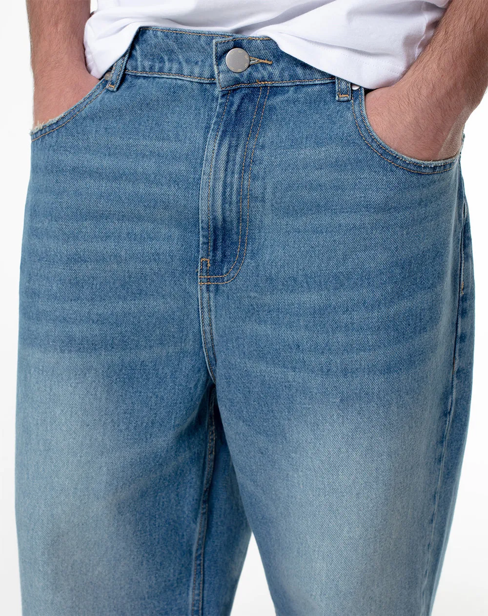 Jean baggy 100% algodón índigo medio hombre sold by Gef product image thumbnail 4