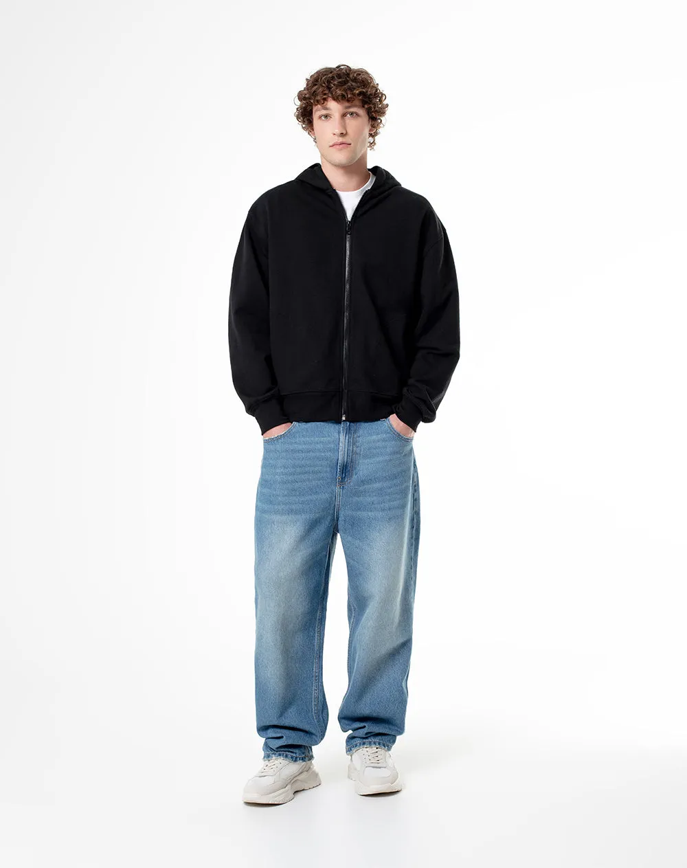 Jean baggy 100% algodón índigo medio hombre sold by Gef