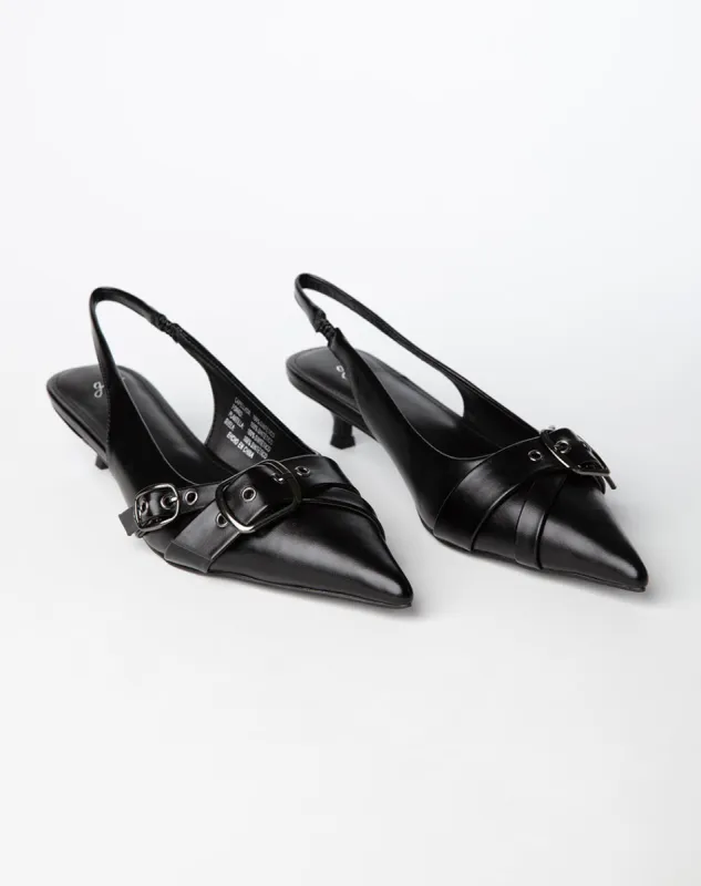 Sandalias de tacón negras sold by Gef