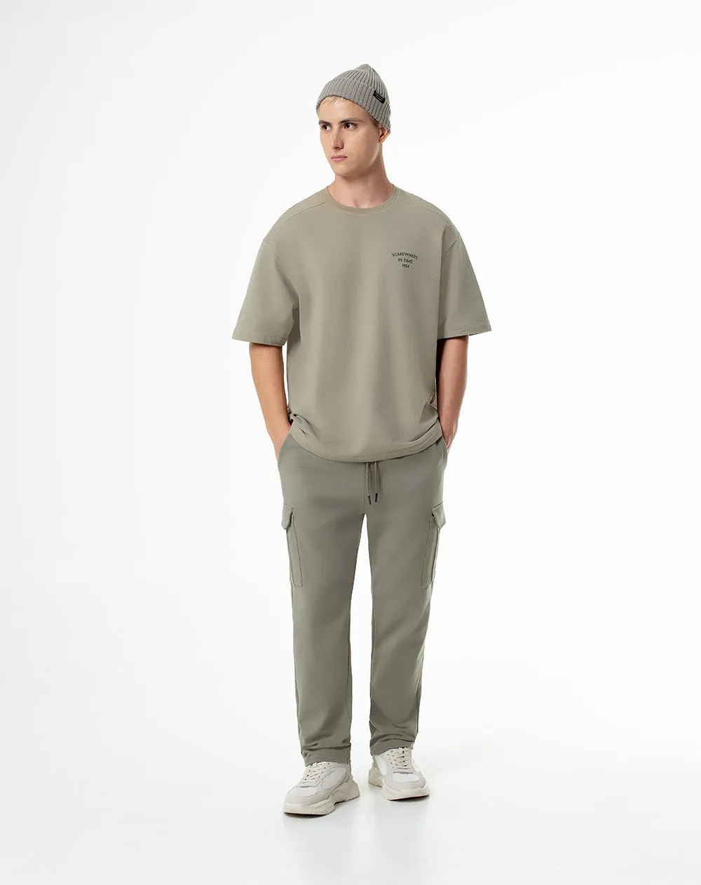 Camiseta oversized fit manga corta verde sold by Gef product image thumbnail 4