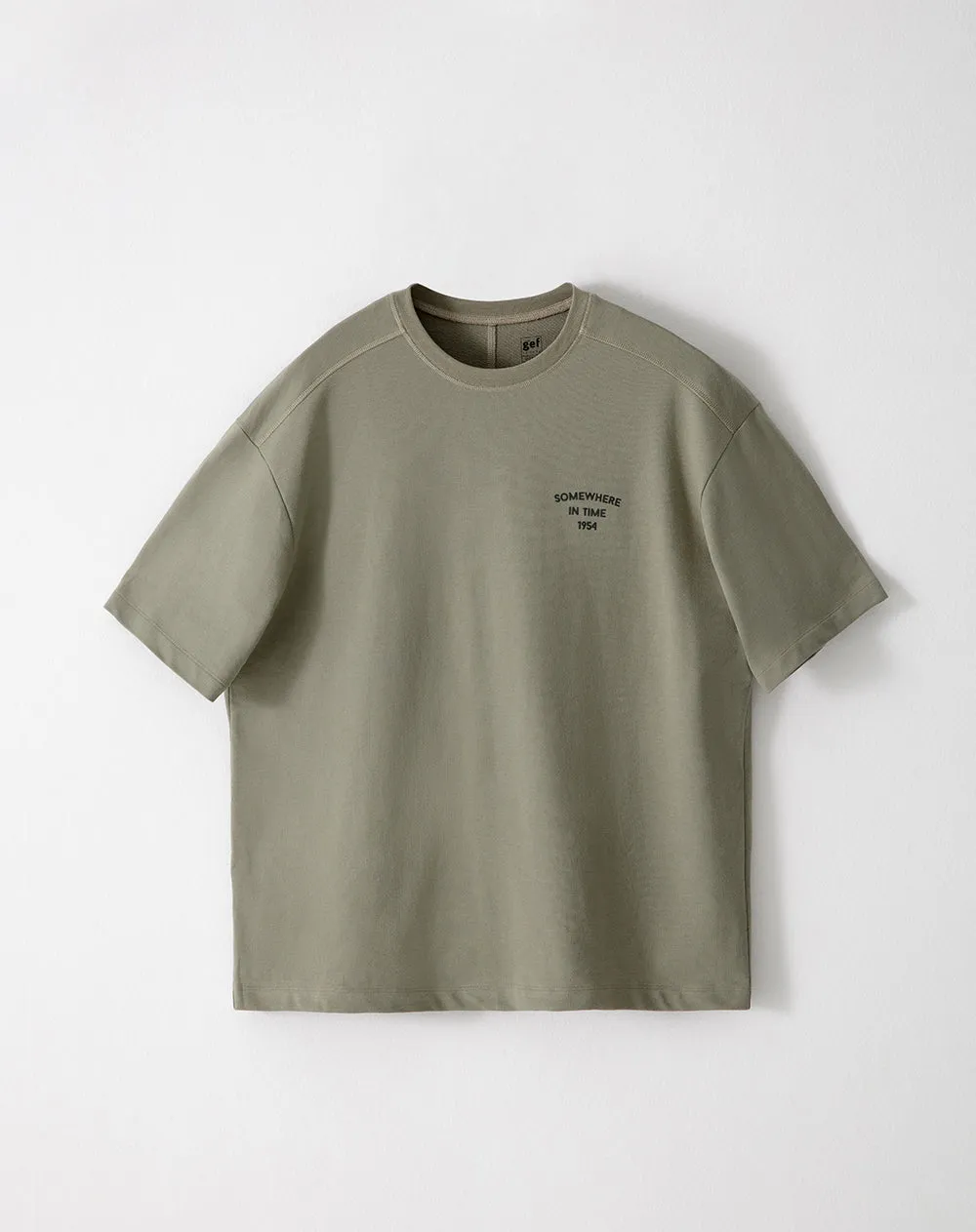 Camiseta oversized fit manga corta verde sold by Gef product image thumbnail 5