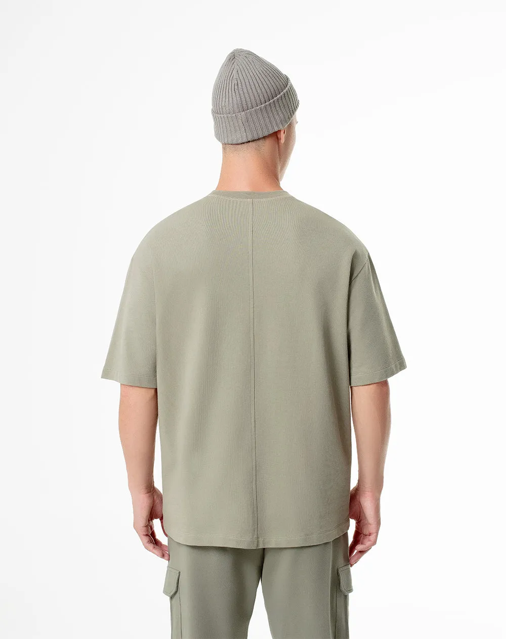 Camiseta oversized fit manga corta verde sold by Gef product image thumbnail 2