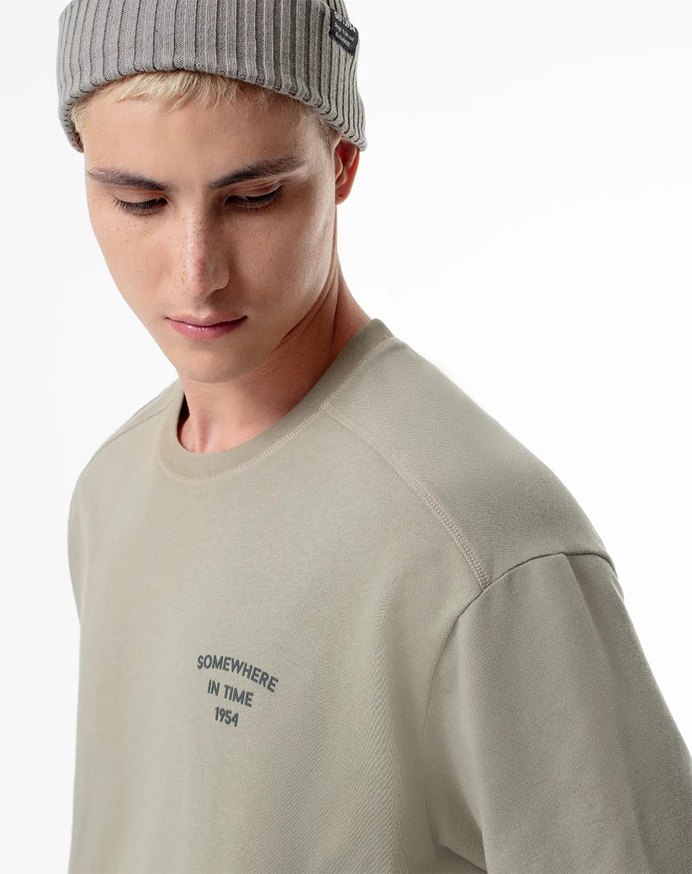 Camiseta oversized fit manga corta verde sold by Gef product image thumbnail 3