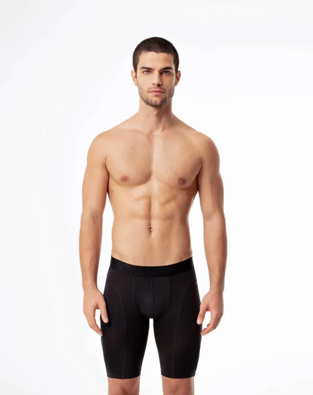 Bóxer deportivo largo control humedad negro sold by Gef