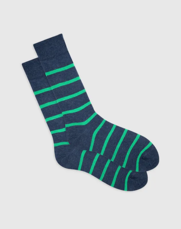 Medias largas verdes rayas sold by Gef