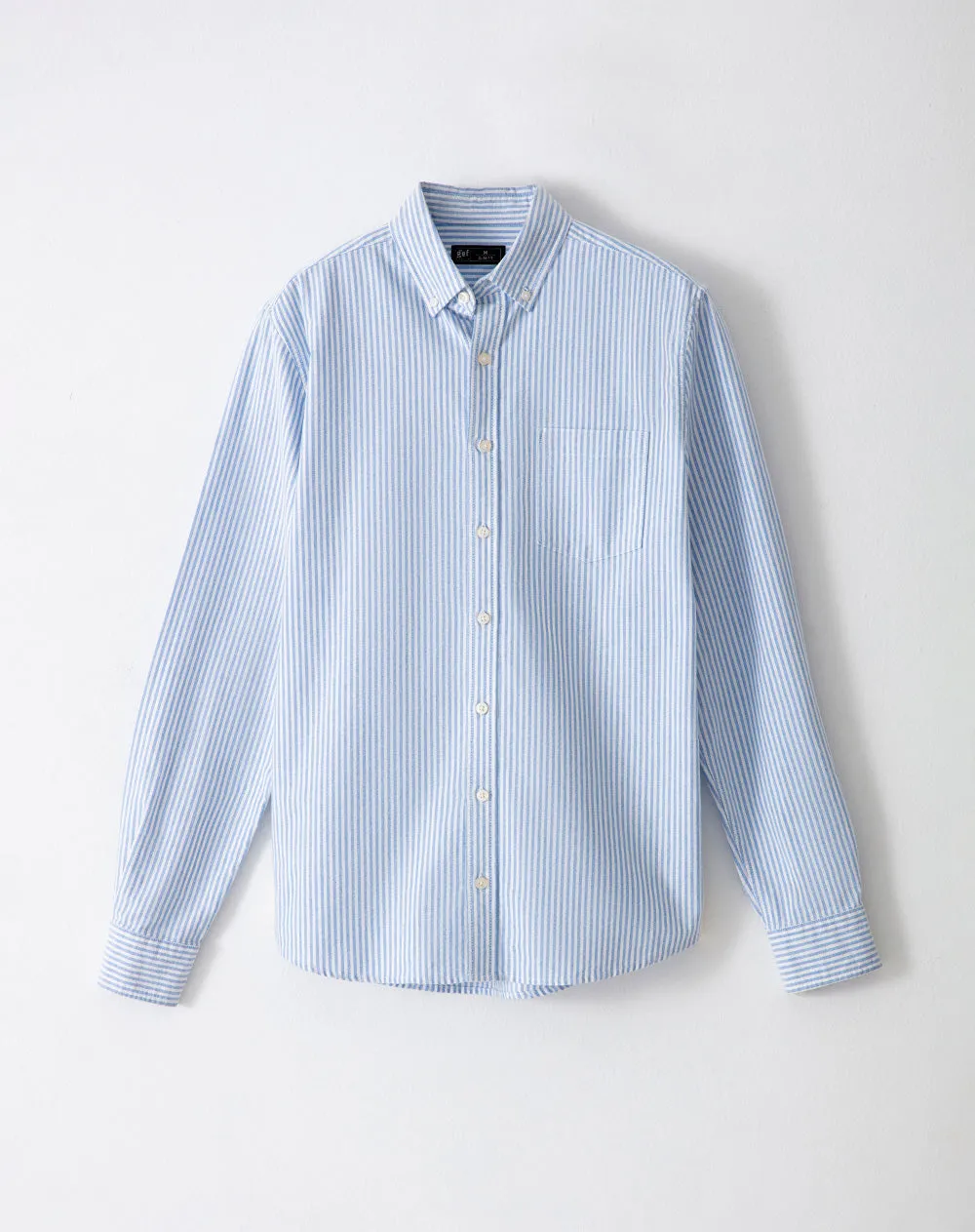 Camisa manga larga slim algodón rayas hombre sold by Gef product image thumbnail 5