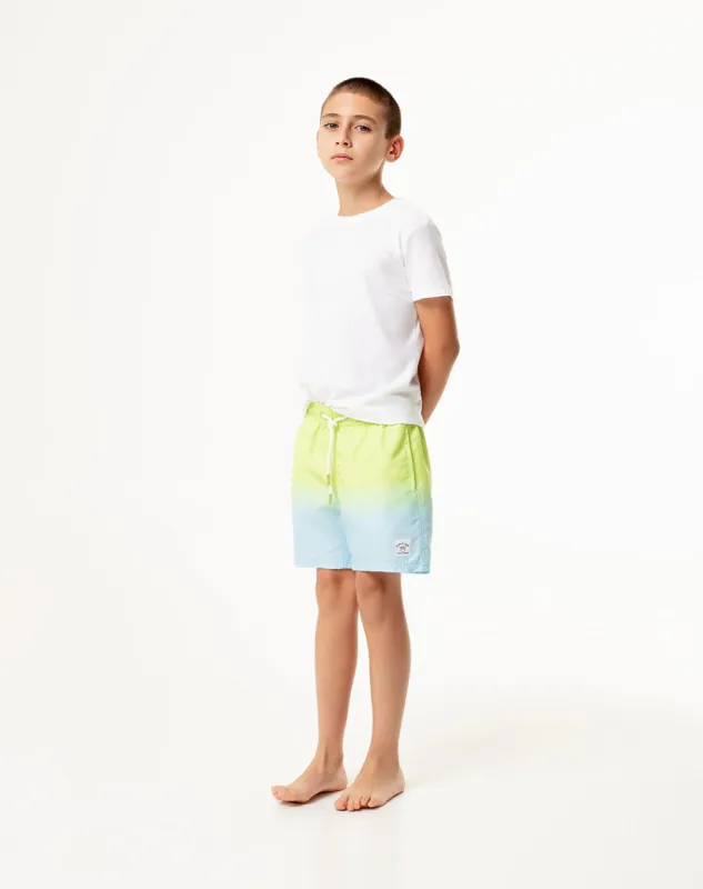 Pantaloneta verde multicolor sold by Gef