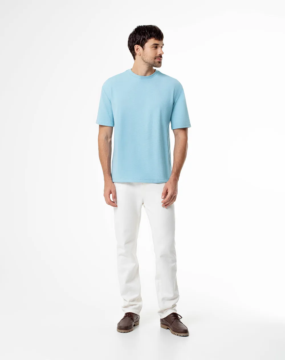Camiseta regular azul hombre sold by Gef product image thumbnail 4