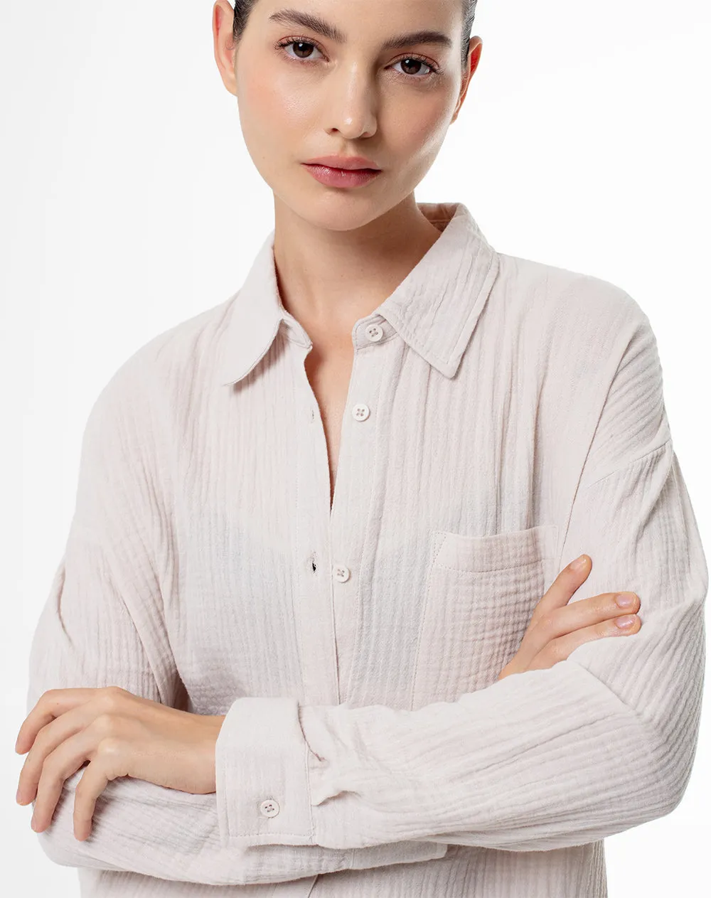 Camisa relaxed fit manga larga arena sold by Gef product image thumbnail 3