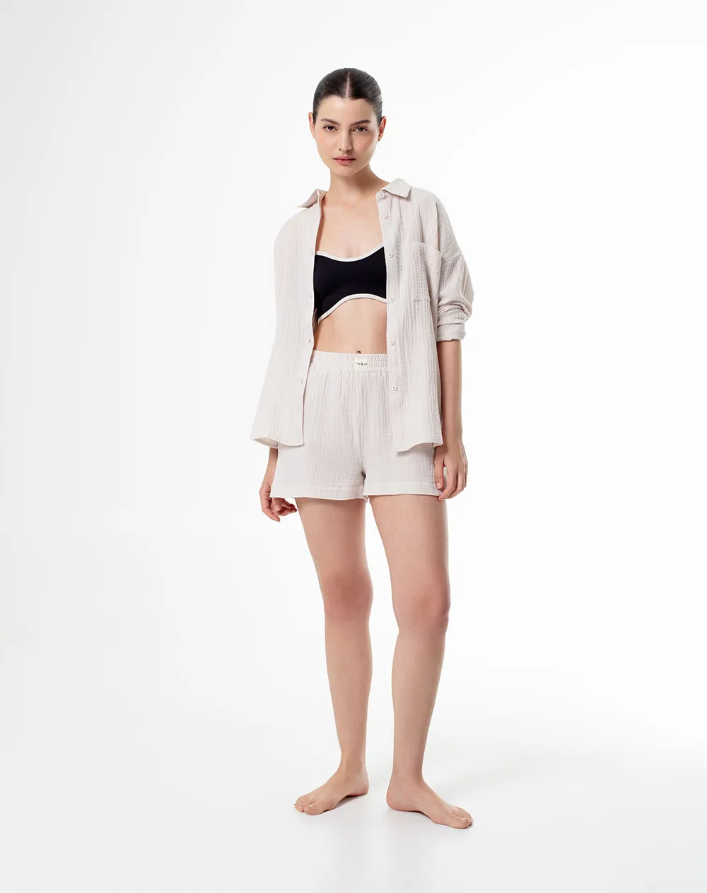 Camisa relaxed fit manga larga arena sold by Gef product image thumbnail 4