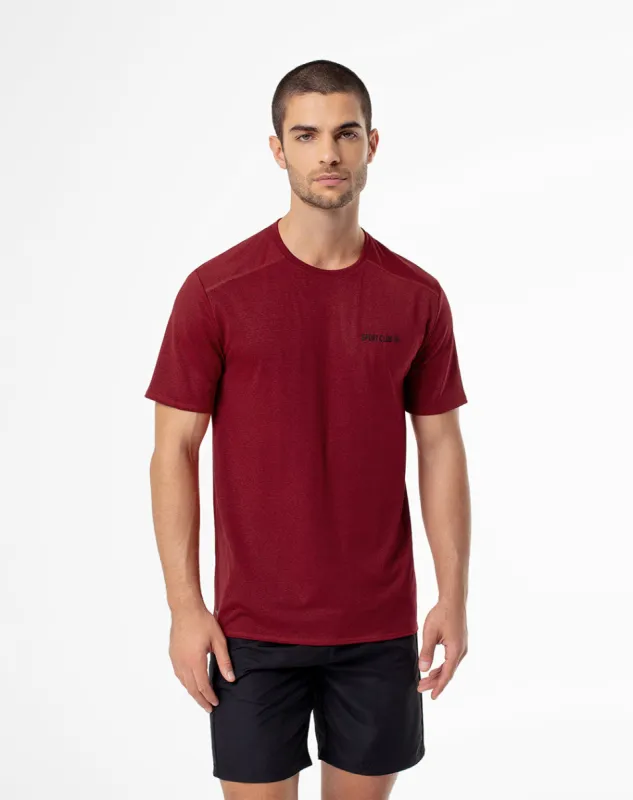 Camiseta deportiva control humedad roja hombre sold by Gef