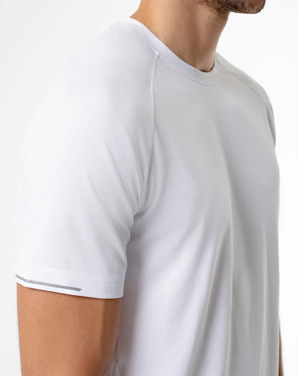 Camiseta deportiva control humedad blanca hombre sold by Gef product image thumbnail 3