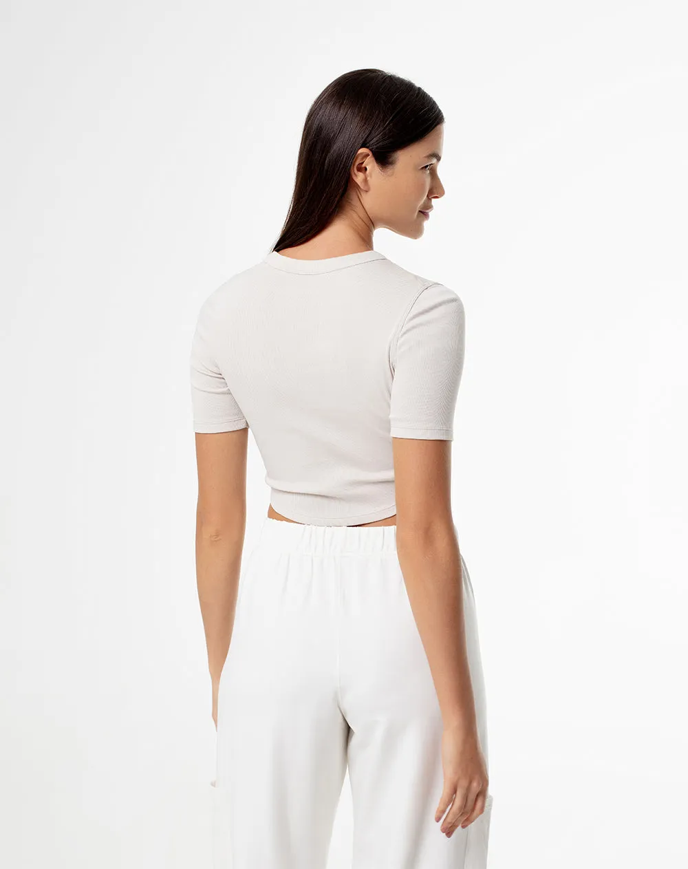 Camiseta relax algodón arena mujer sold by Gef product image thumbnail 2