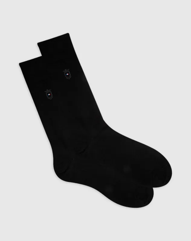 Medias hombre largas negras sold by Gef