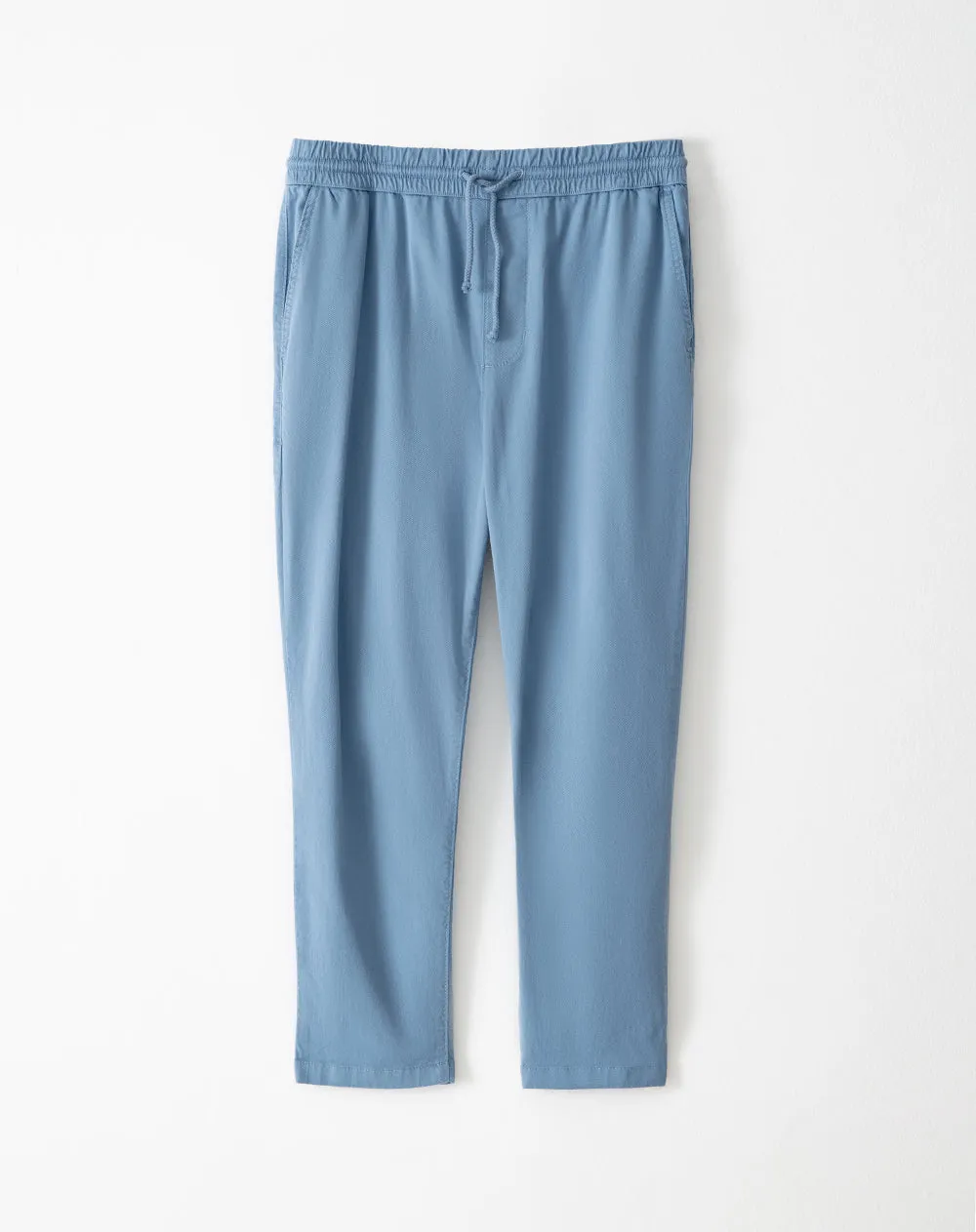 Pantalón regular fit tiro medio en drill azul sold by Gef product image thumbnail 5