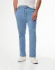 Pantalón regular fit tiro medio en drill azul sold by Gef