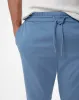 Pantalón regular fit tiro medio en drill azul sold by Gef