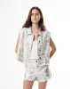 Chaleco regular fit sin capucha gris sold by Gef