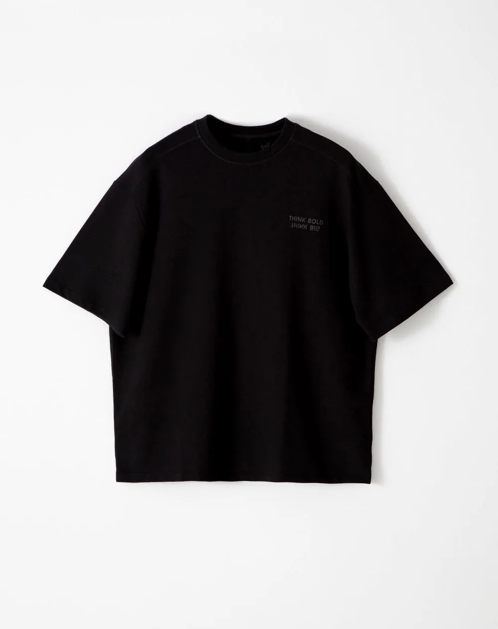 Camiseta oversize algodón negra hombre sold by Gef product image thumbnail 5