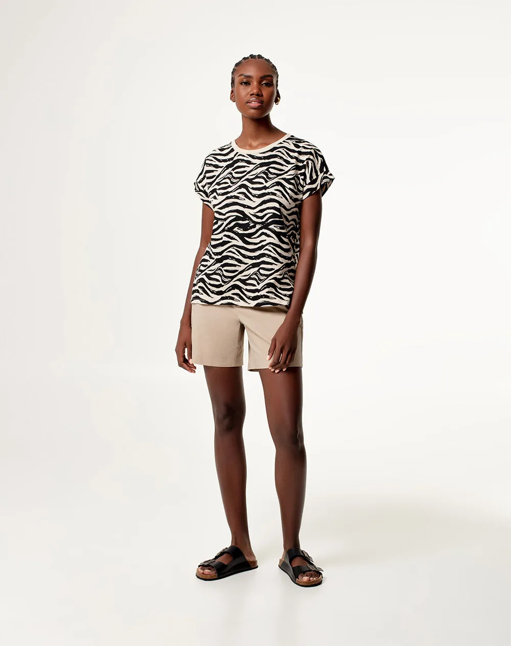 Camiseta regular fit manga corta estampada sold by Gef product image thumbnail 4