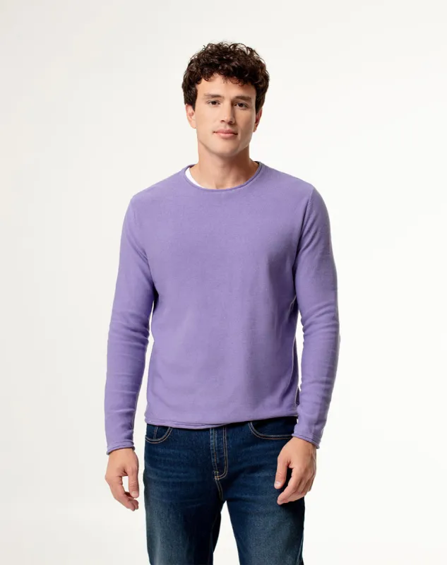 Buzo regular fit violeta sold by Gef