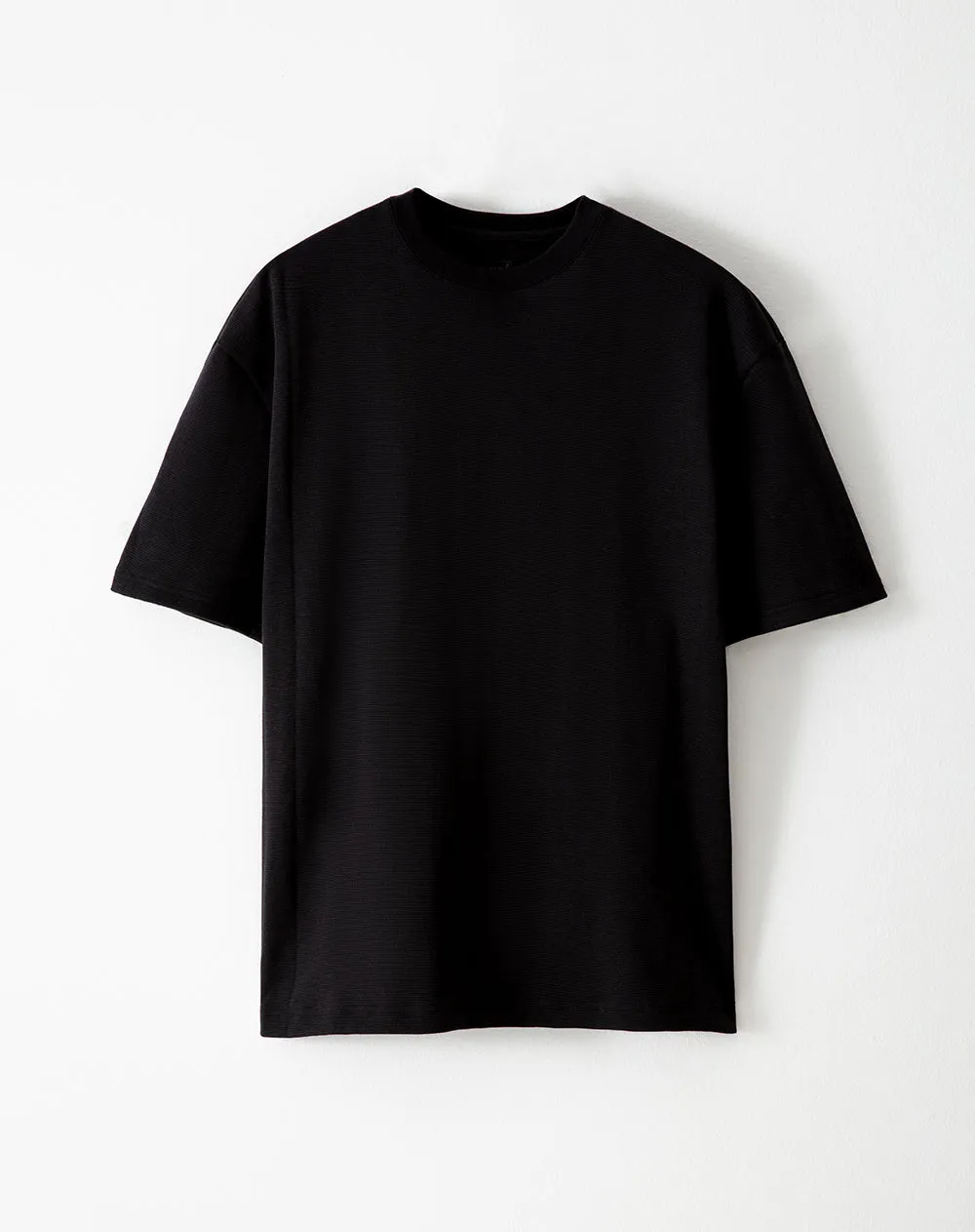 Camiseta regular negra hombre sold by Gef product image thumbnail 5