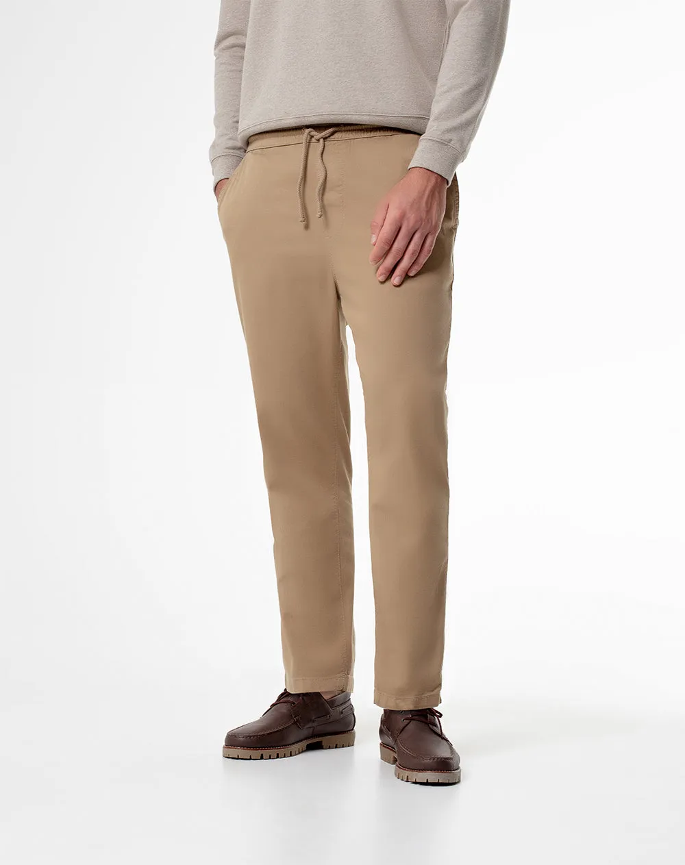 Pantalón regular drill algodón habano hombre sold by Gef product image thumbnail 3