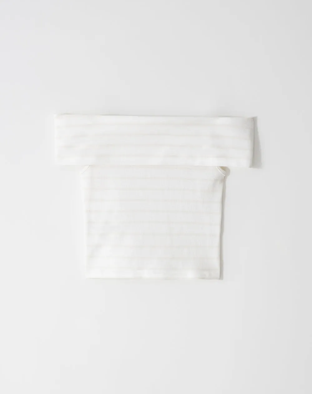 Camiseta skinny fit blanca rayas sold by Gef product image thumbnail 5