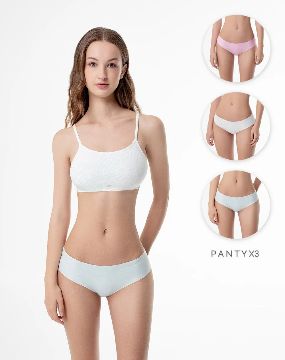 Panty cachetero seamless x3unds surtido sold by Gef