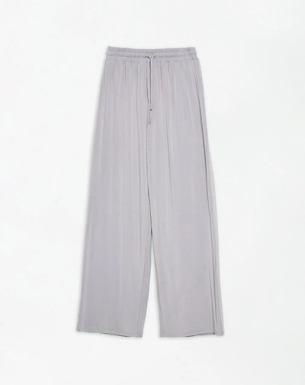 Pantalón wide leg tiro medio gris mujer sold by Gef product image thumbnail 5