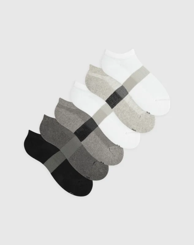 Medias mujer tobillera corta pack x6 blancas sold by Gef