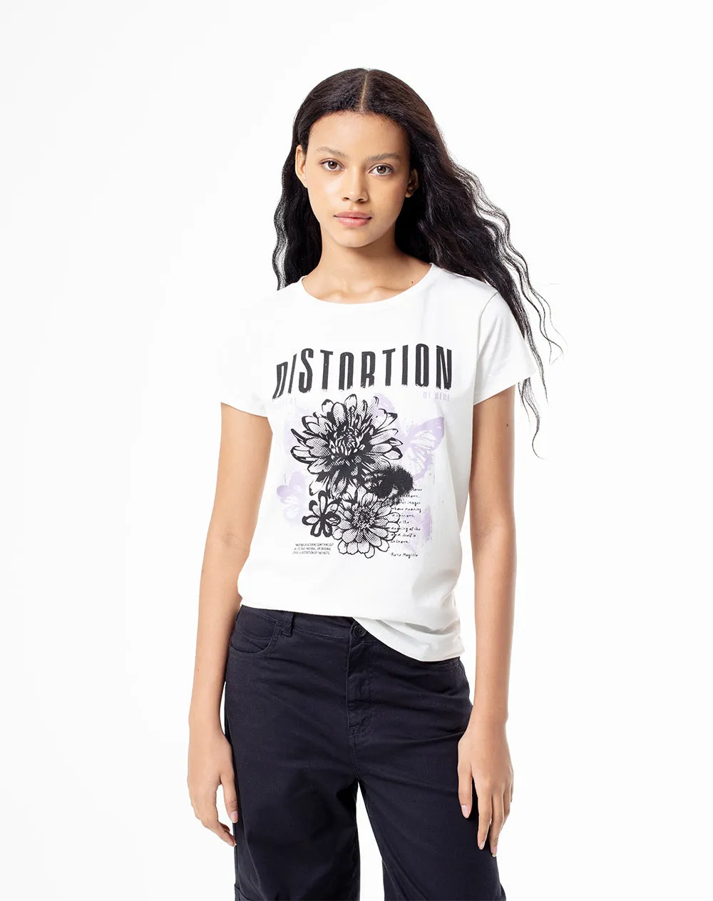 Camiseta regular algodón habana mujer sold by Gef