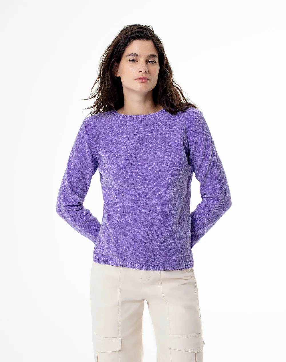 Buzo regular fit morado sold by Gef product image thumbnail 4