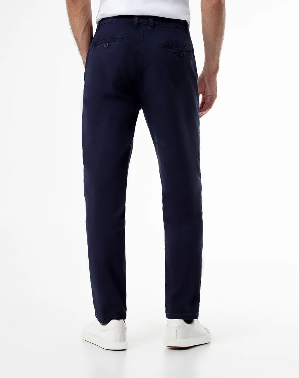 Pantalón regular fit tiro medio azul sold by Gef product image thumbnail 2