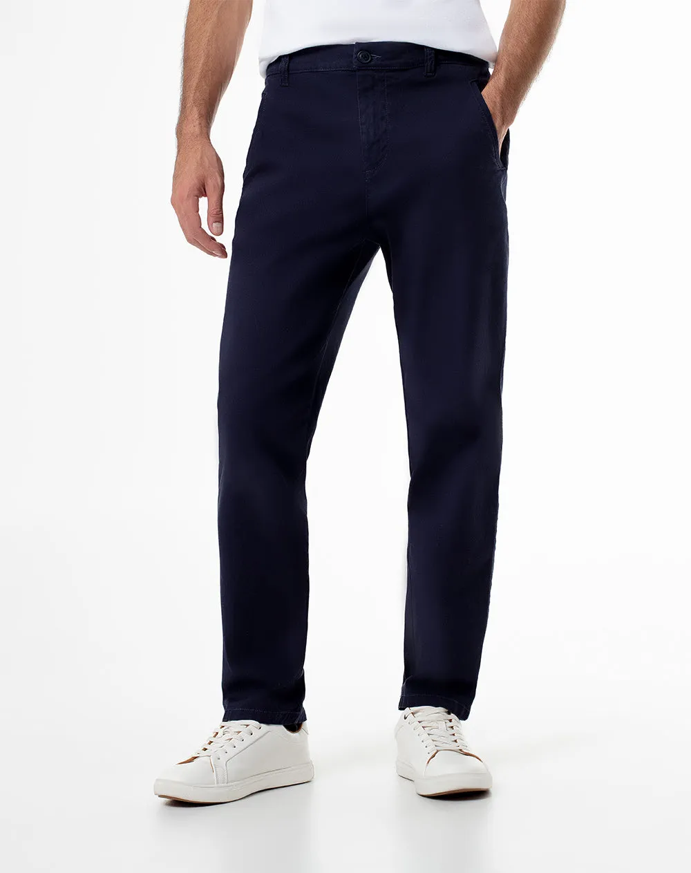 Pantalón regular fit tiro medio azul sold by Gef product image thumbnail 3