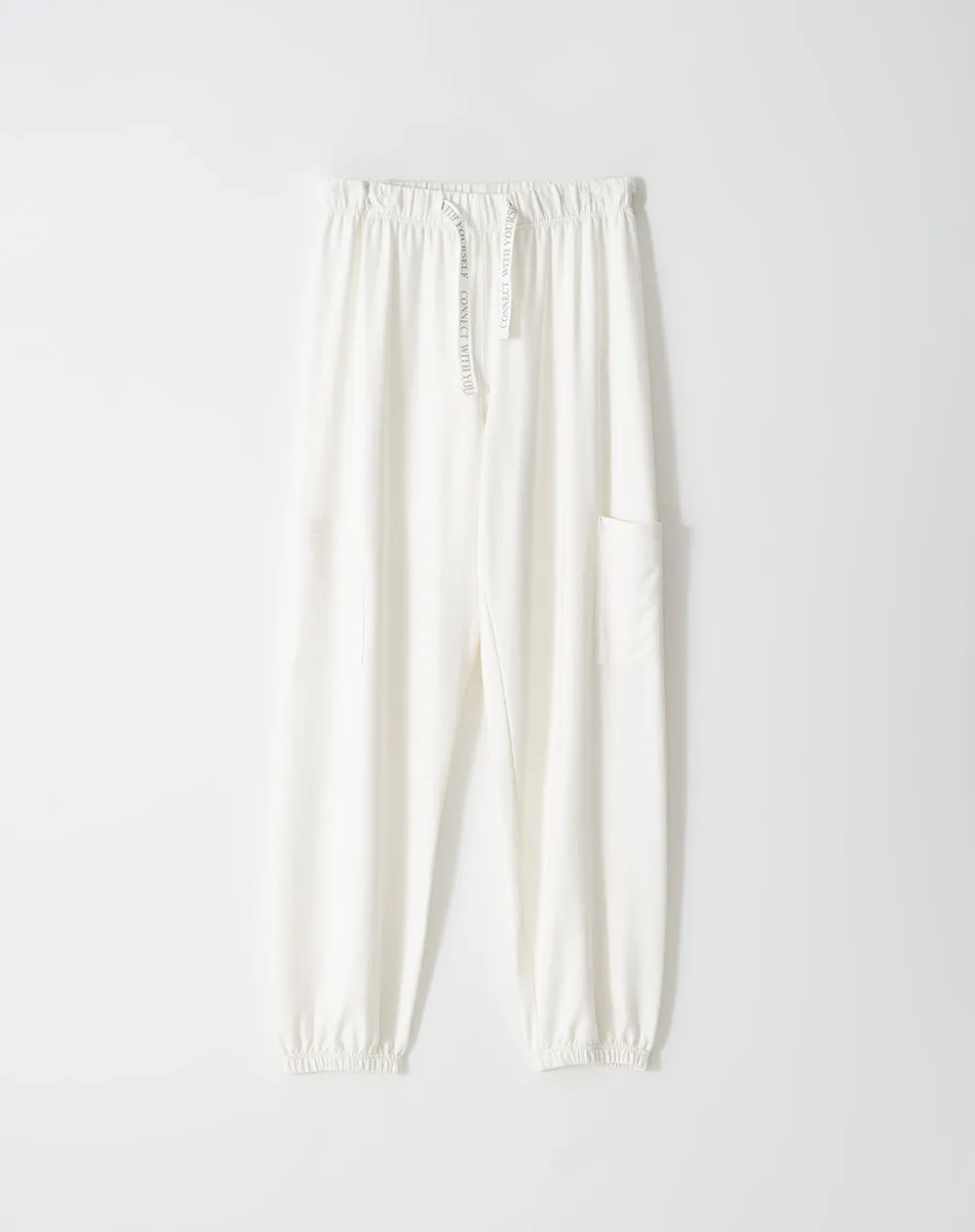 Jogger relax tiro medio algodón crudo mujer sold by Gef product image thumbnail 5