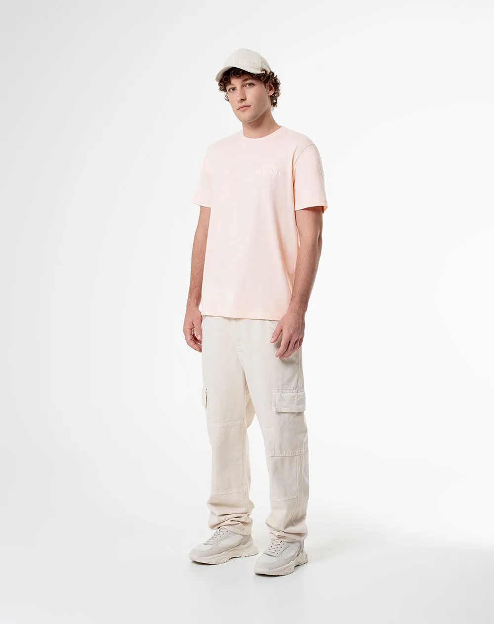 Camiseta regular algodón jersey rosa hombre sold by Gef product image thumbnail 4