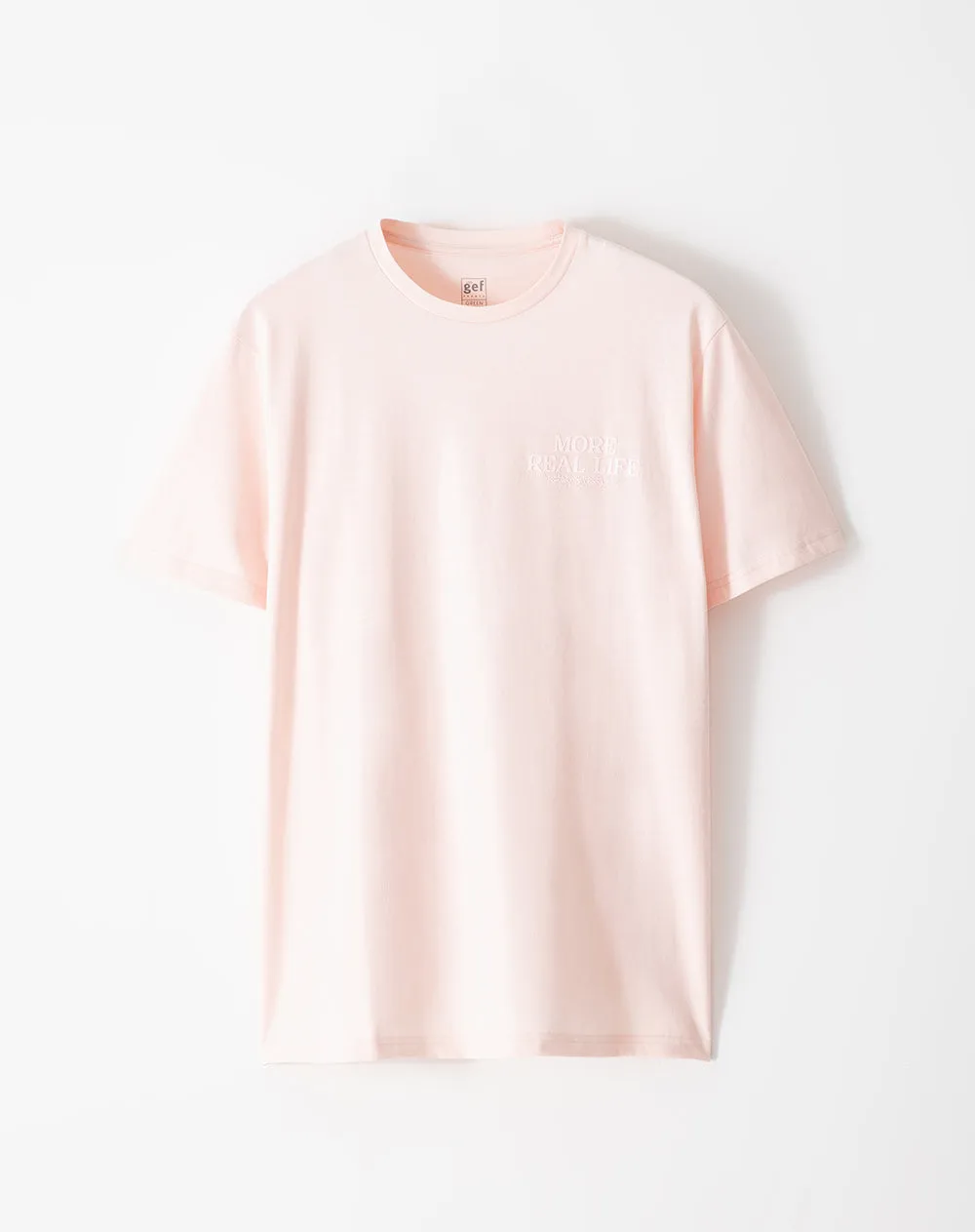 Camiseta regular algodón jersey rosa hombre sold by Gef product image thumbnail 5