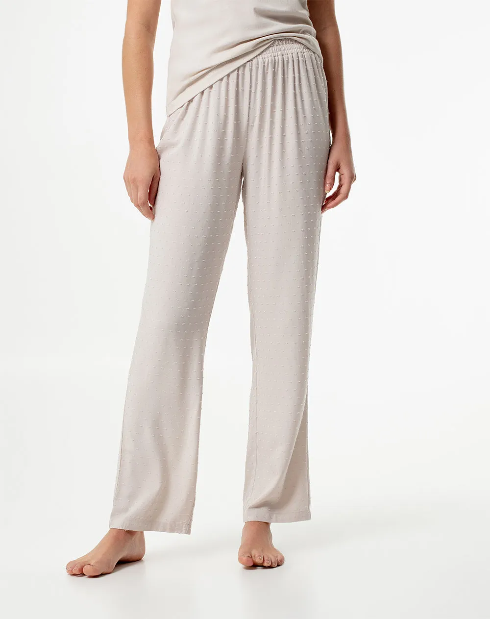 Pantalón regular fit tiro medio arena sold by Gef product image thumbnail 3