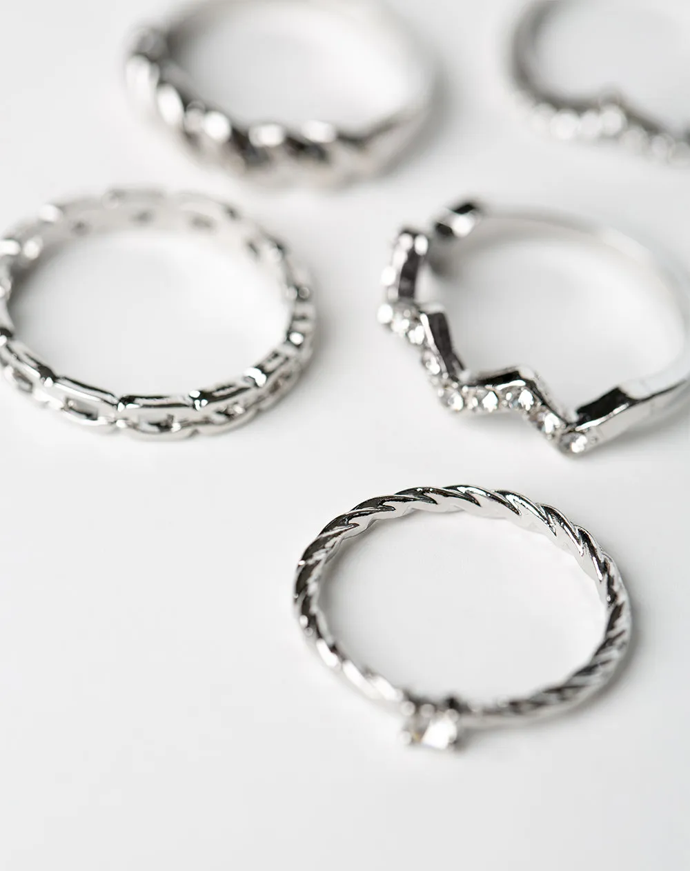 Set de anillos plateados sold by Gef product image thumbnail 5